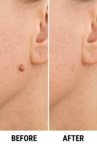 Skin tags removal Wallingford before and after