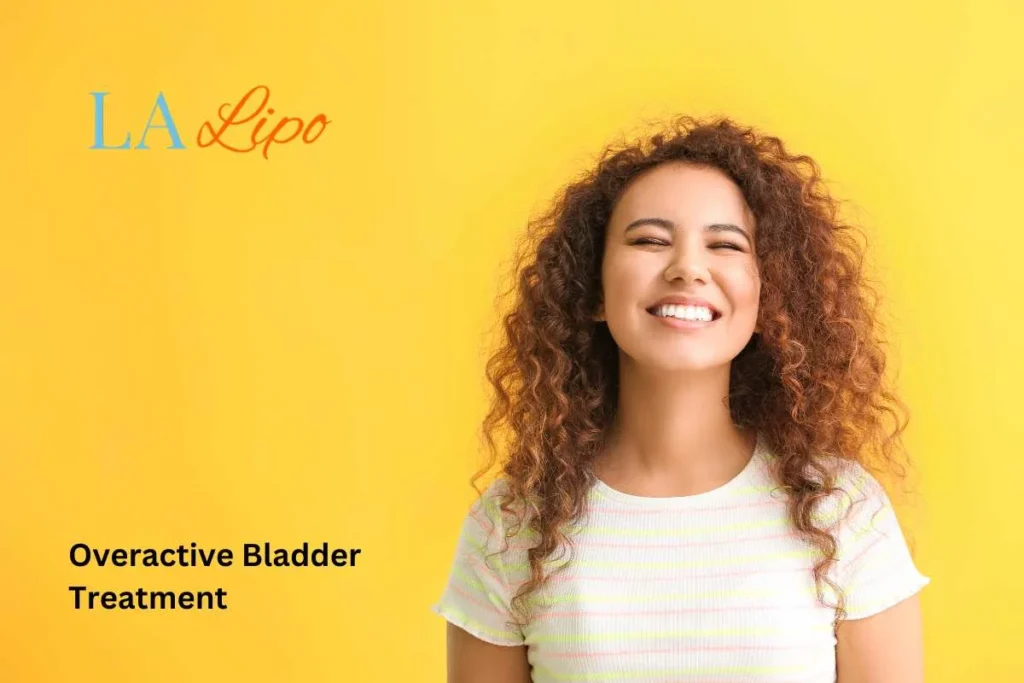 woman smiling about overactive bladder treatment Wallingford solutions