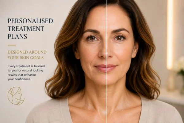 Before and after results of Collagen Lift Therapy Wallingford